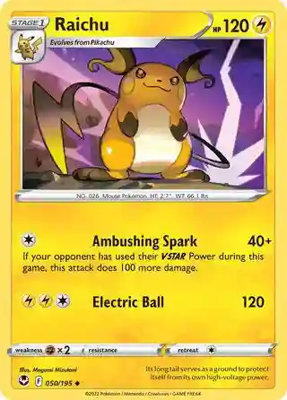 Raichu-Reverse Foil