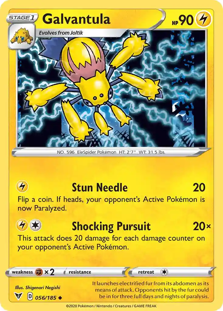 Galvantula (056) 2020 Pokemon Sword & Shield Vivid Voltage