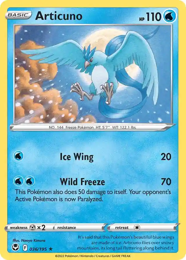 Articuno-Reverse Foil