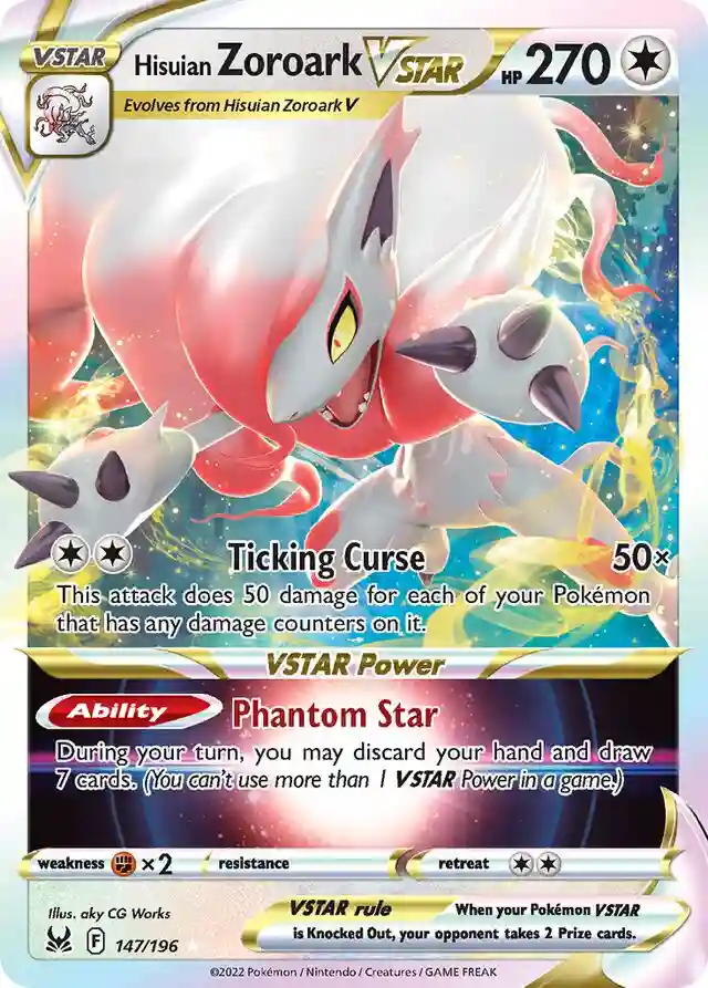 Hisuian Zoroark Vstar