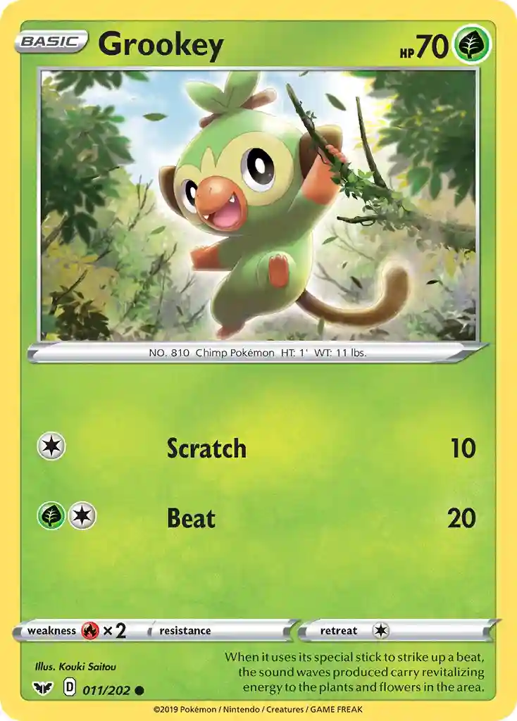 Grookey-Reverse Foil