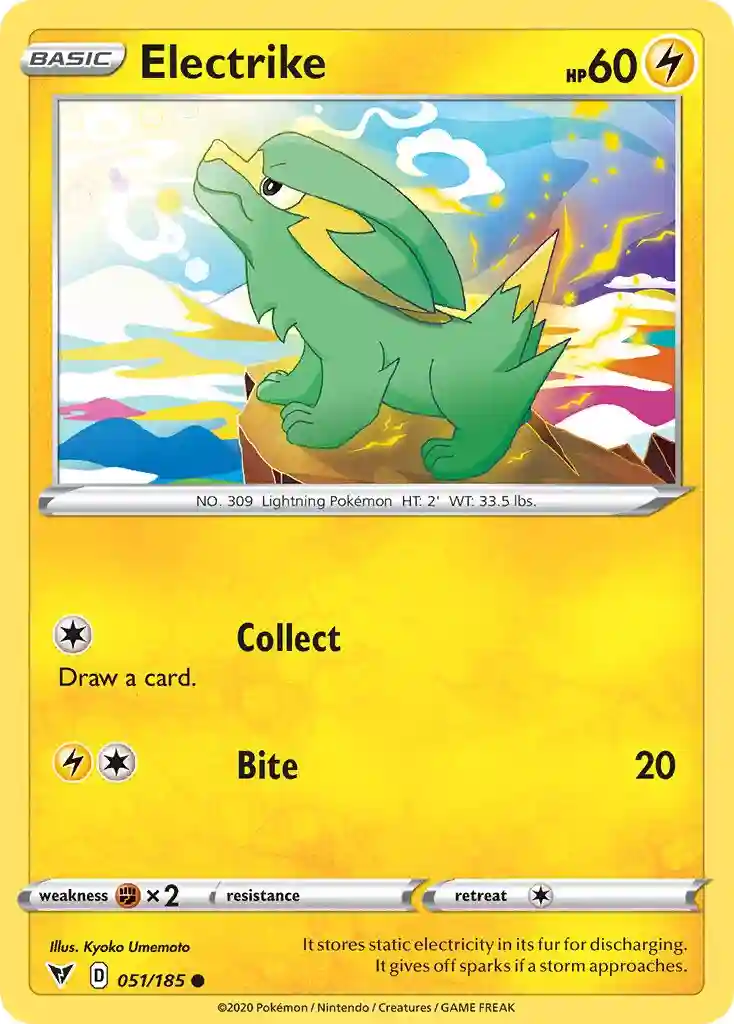 Electrike (051) 2020 Pokemon Sword & Shield Vivid Voltage