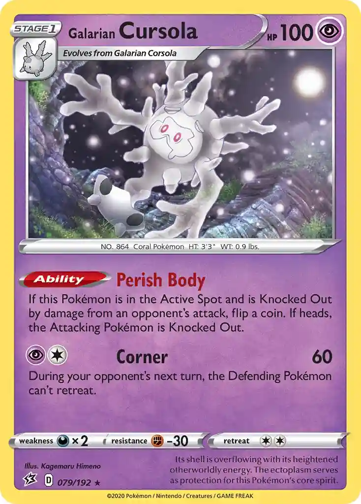 Galarian Cursola-Reverse Foil