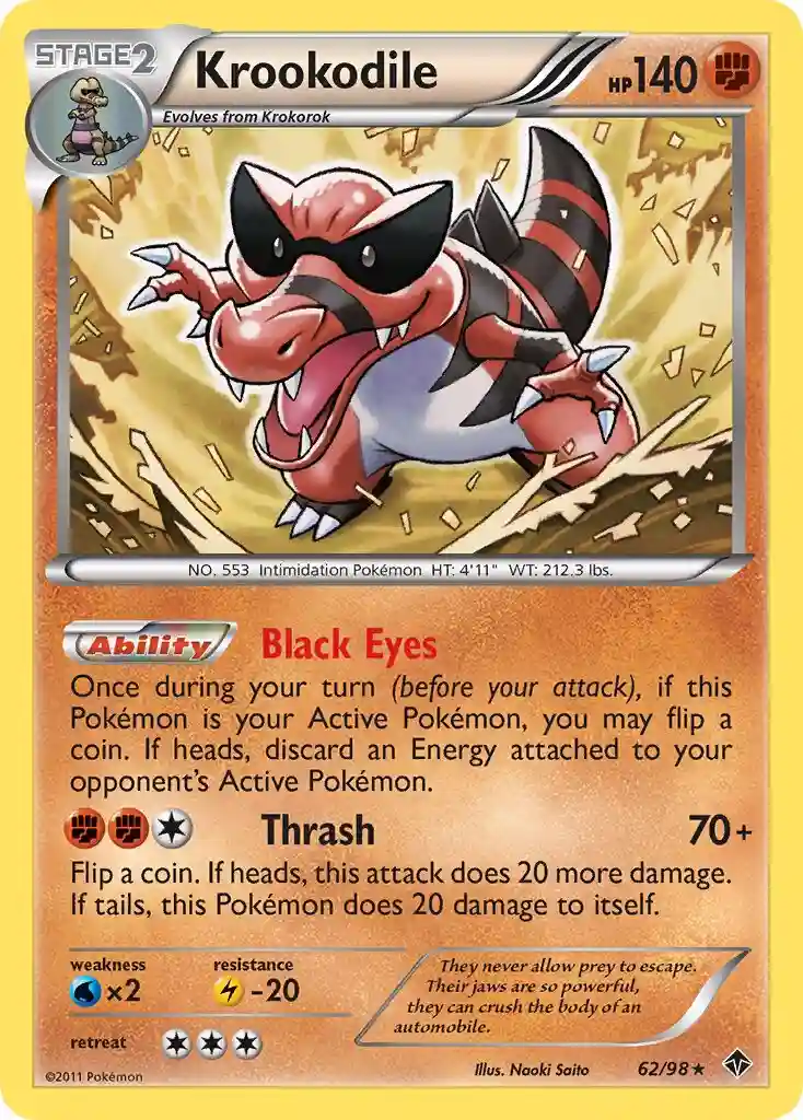 Krookodile-Reverse Foil