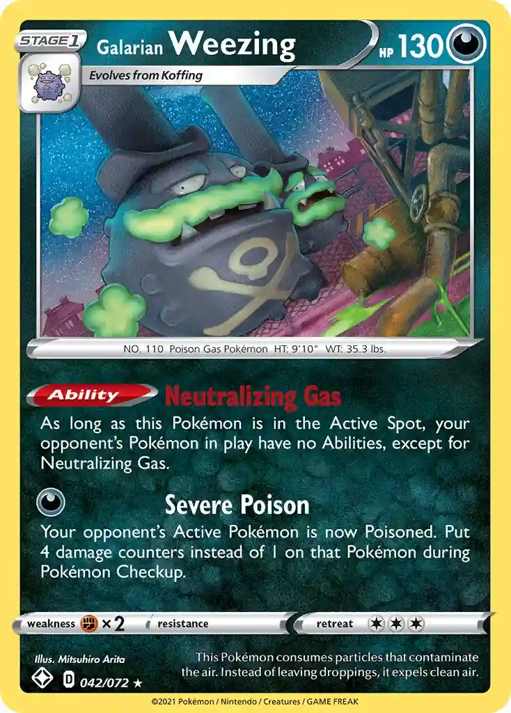 Galarian Weezing-Holo
