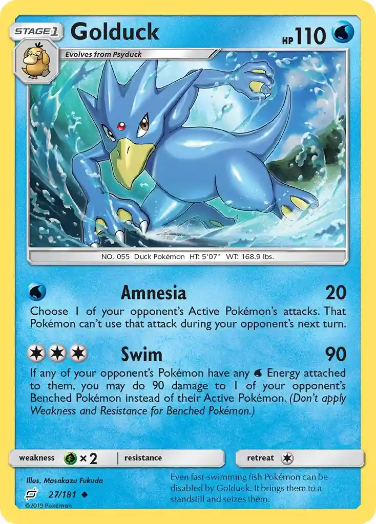 Golduck-Reverse Foil