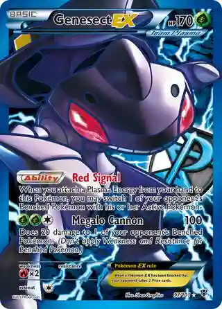 Full Art/Genesect EX (97) 2013 Pokemon Black & White Plasma Blast