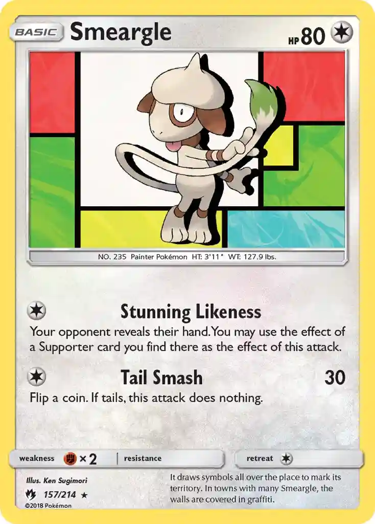 Smeargle-Reverse Foil