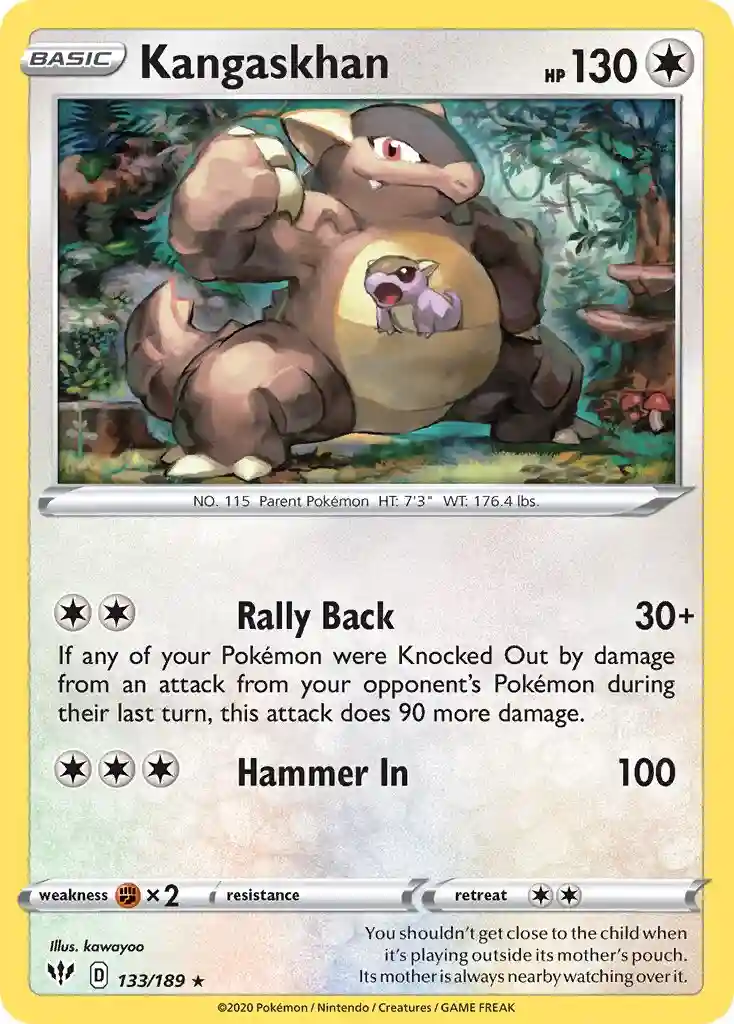 Kangaskhan-Reverse Foil