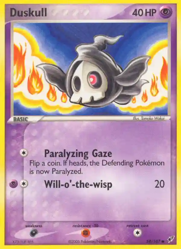 Duskull (58) 2005 Pokemon EX Deoxys