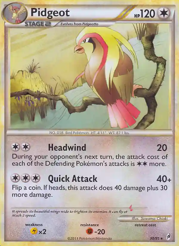 Pidgeot-Reverse Foil