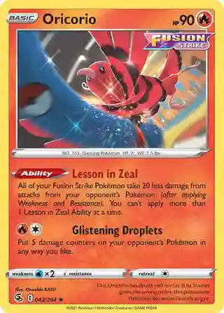 Oricorio-Reverse Foil