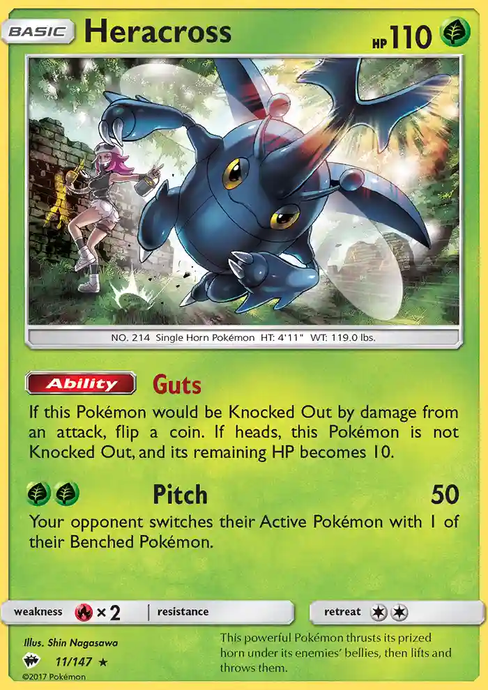 Heracross-Reverse Foil