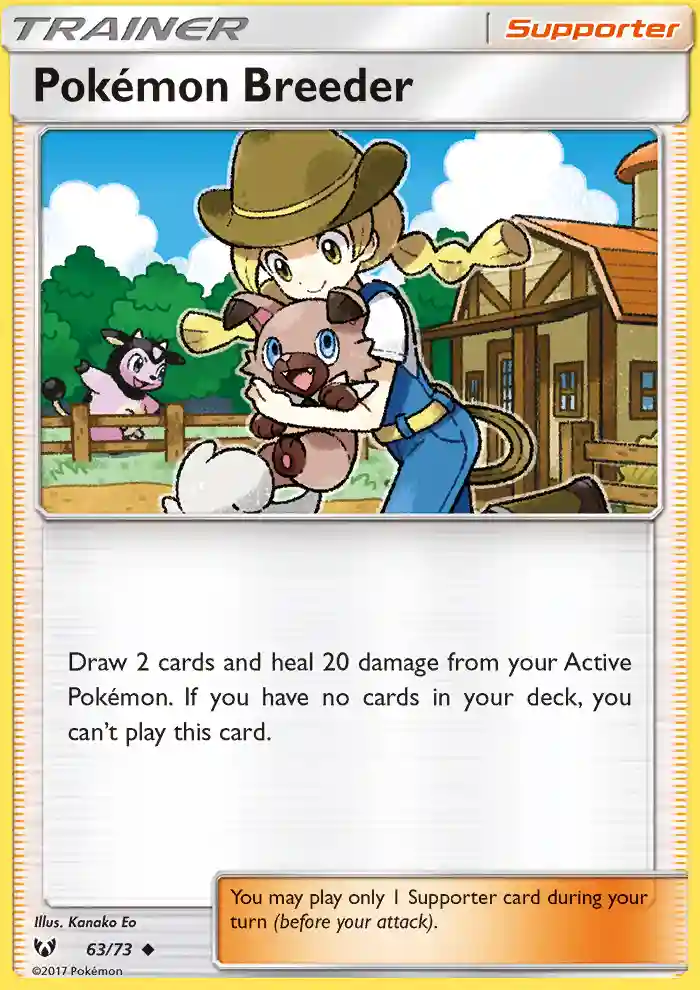 Pokemon Breeder-Reverse Foil
