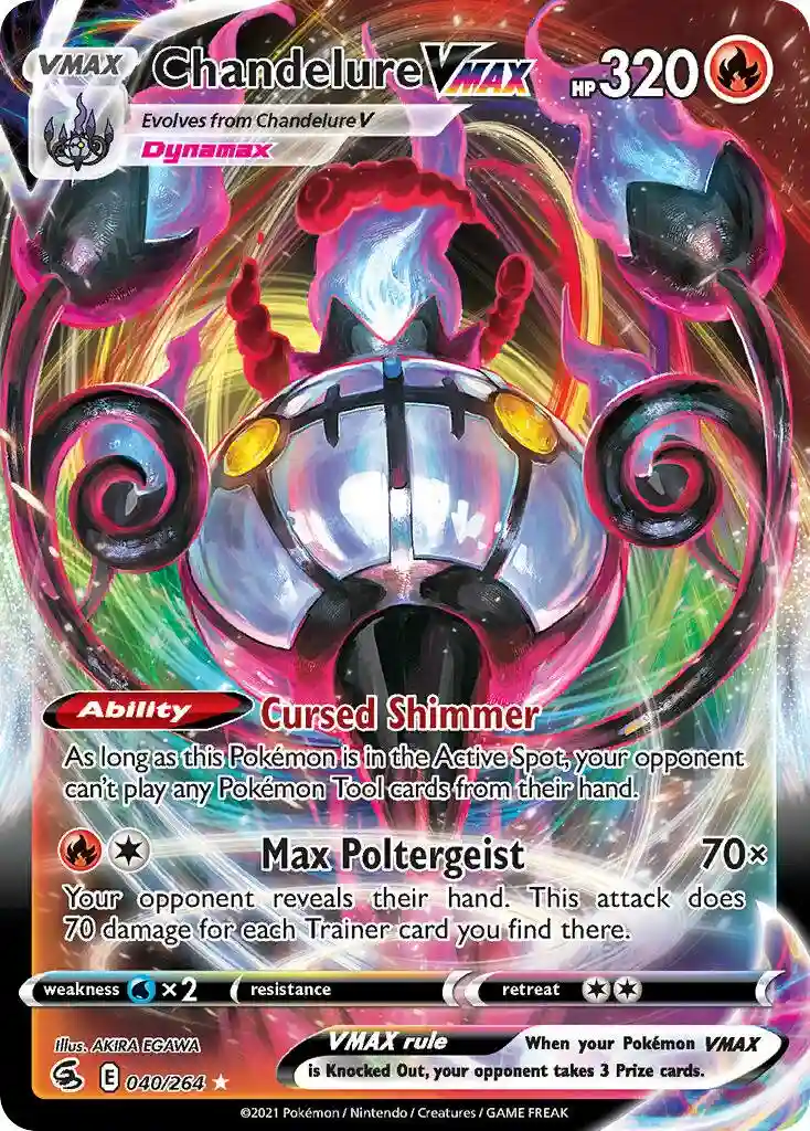 Full Art/Chandelure Vmax