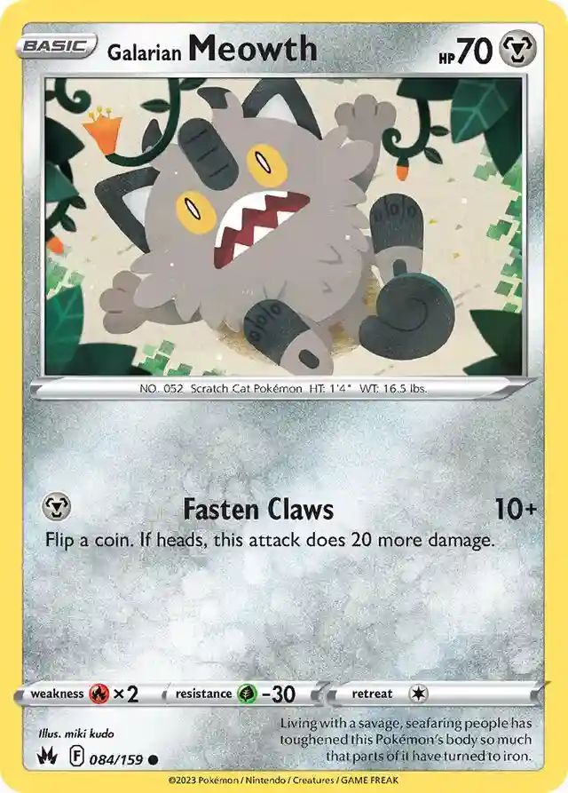 Galarian Meowth-Reverse Foil