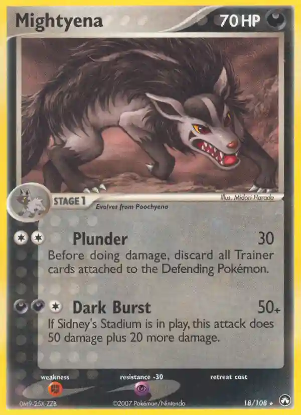 Mightyena-Reverse Foil