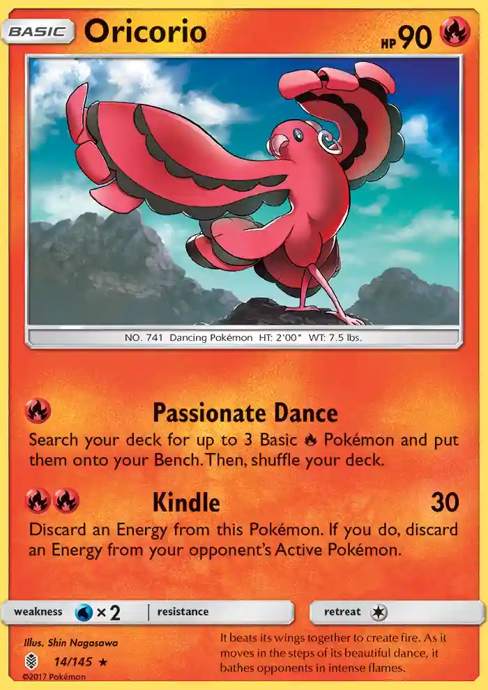 Oricorio-Reverse Foil