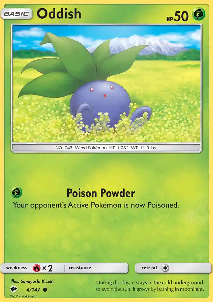 Oddish-Reverse Foil