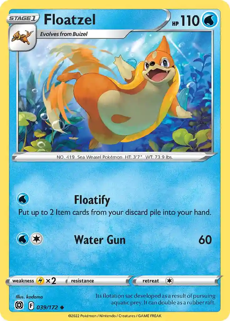 Floatzel-Reverse Foil