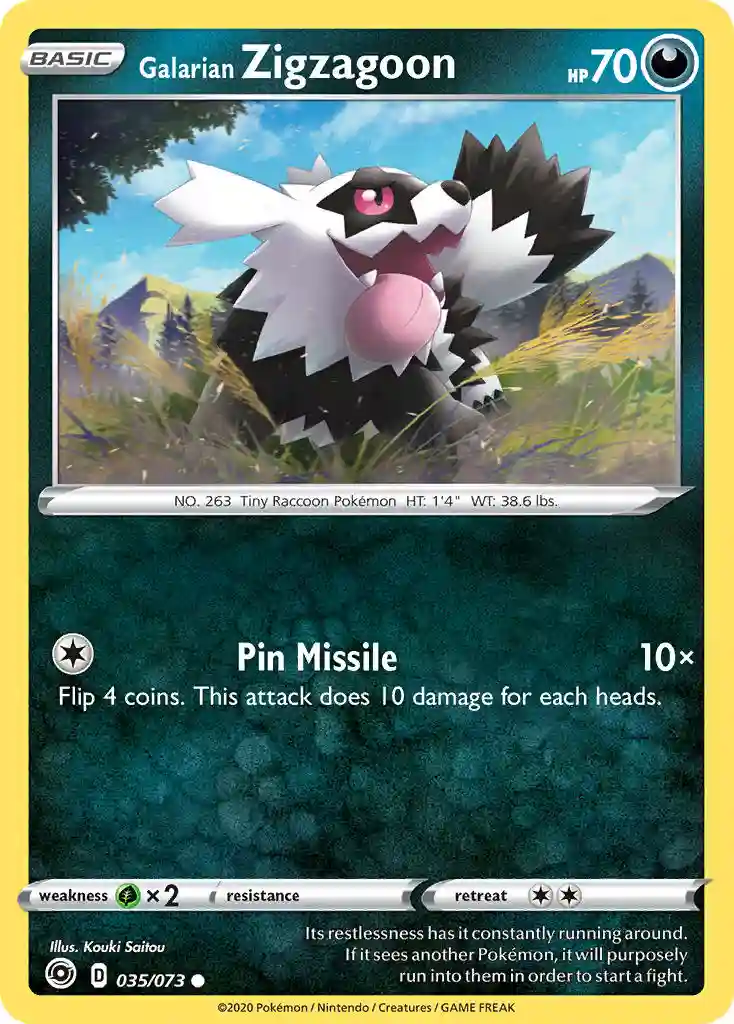 Galarian Zigzagoon-Reverse Foil