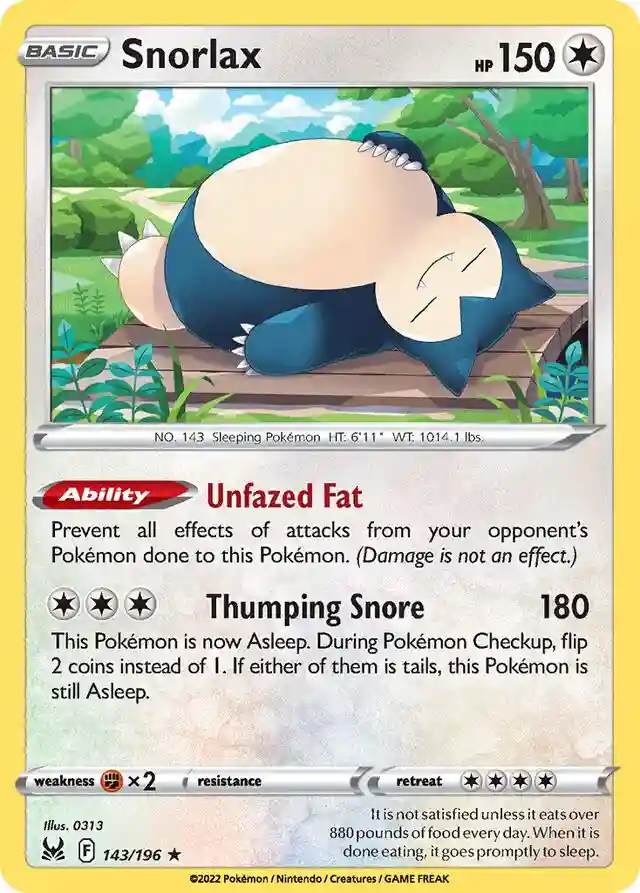 Snorlax-Reverse Foil