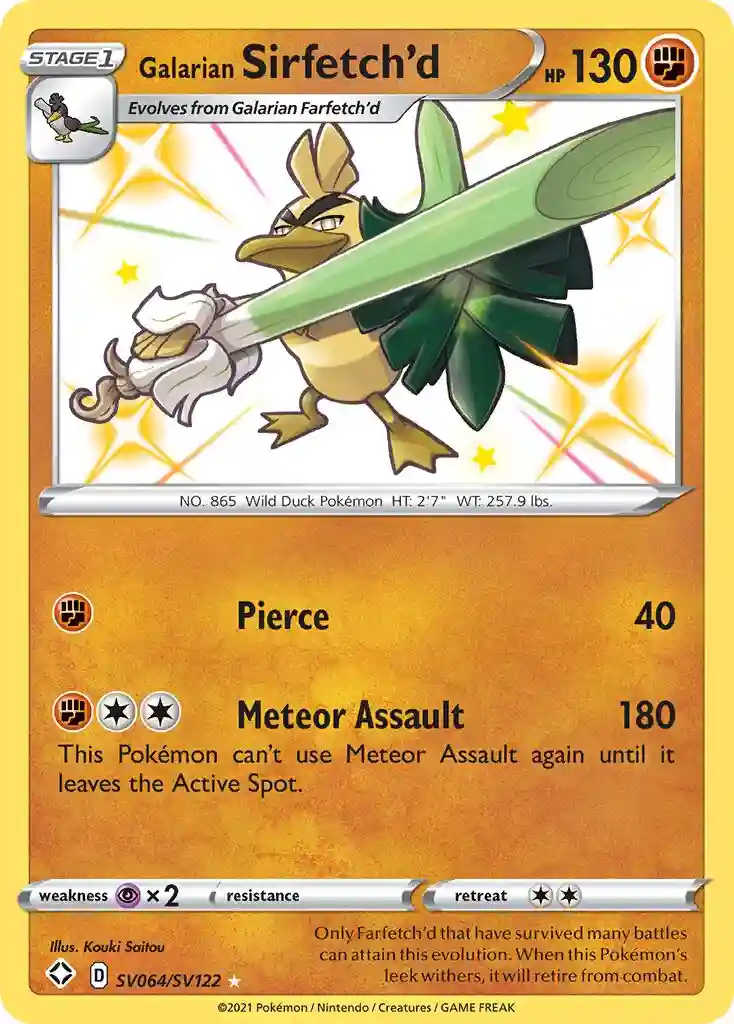 Galarian Sirfetch'd-Holo