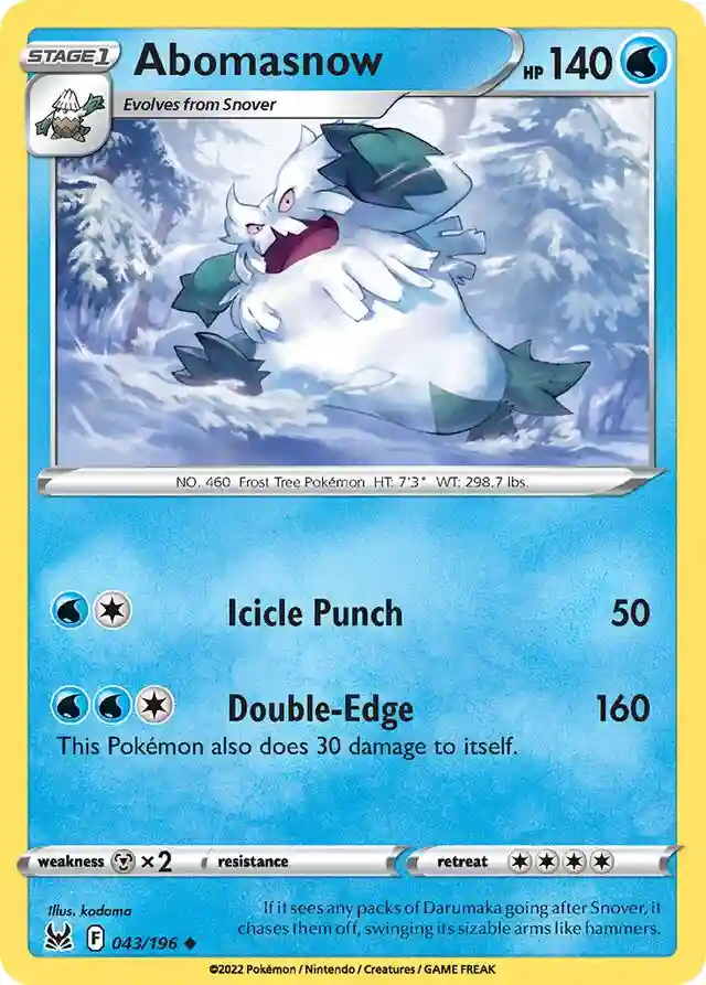 Abomasnow-Reverse Foil