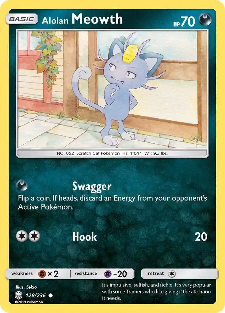 Alolan Meowth-Reverse Foil