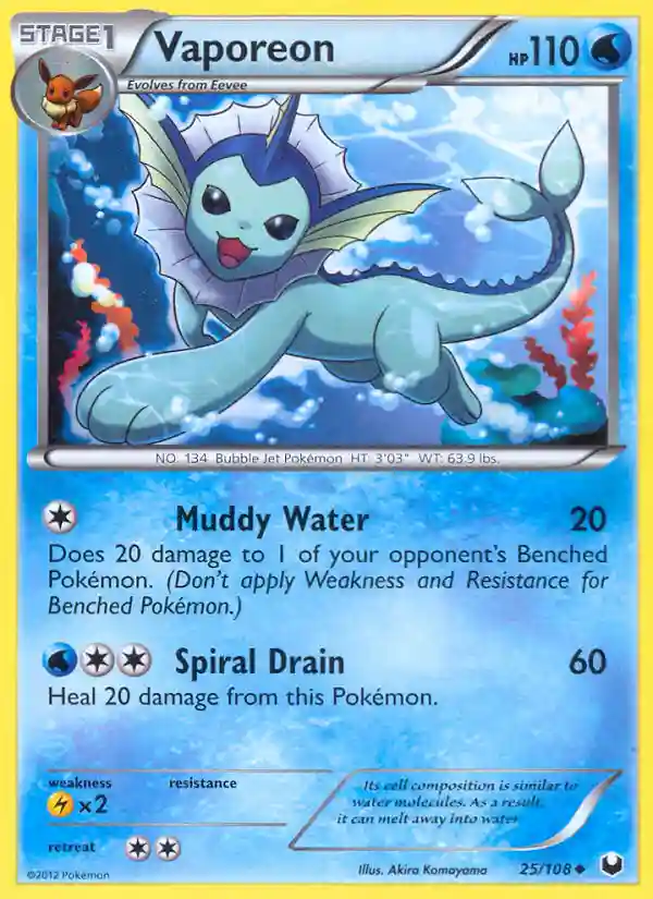 Vaporeon-Reverse Foil