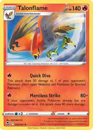 Talonflame-Reverse Foil