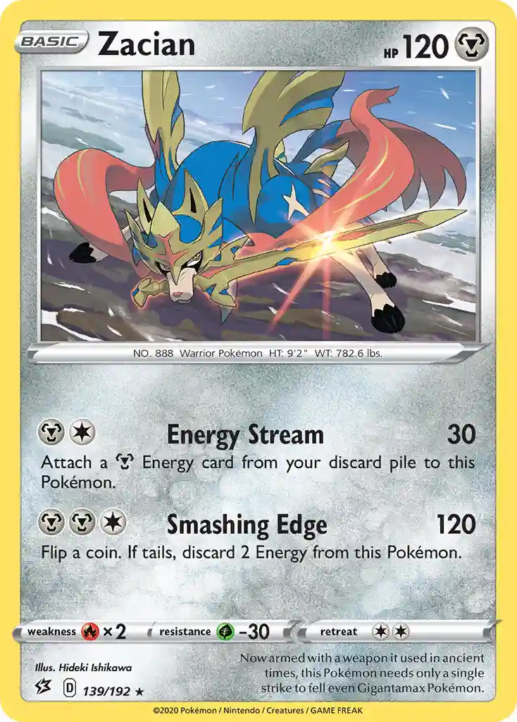 Zacian-Reverse Foil