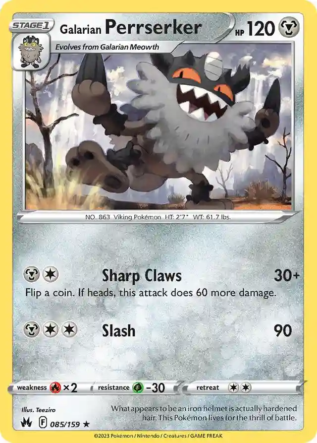 Galarian Perrserker-Reverse Foil