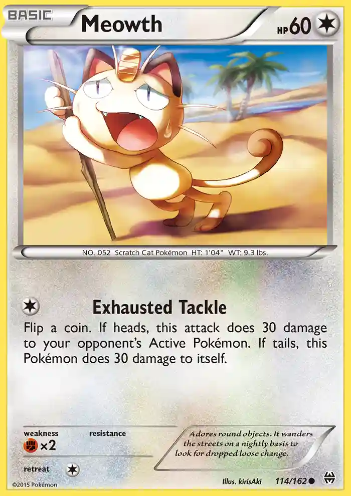 Meowth-Reverse Foil