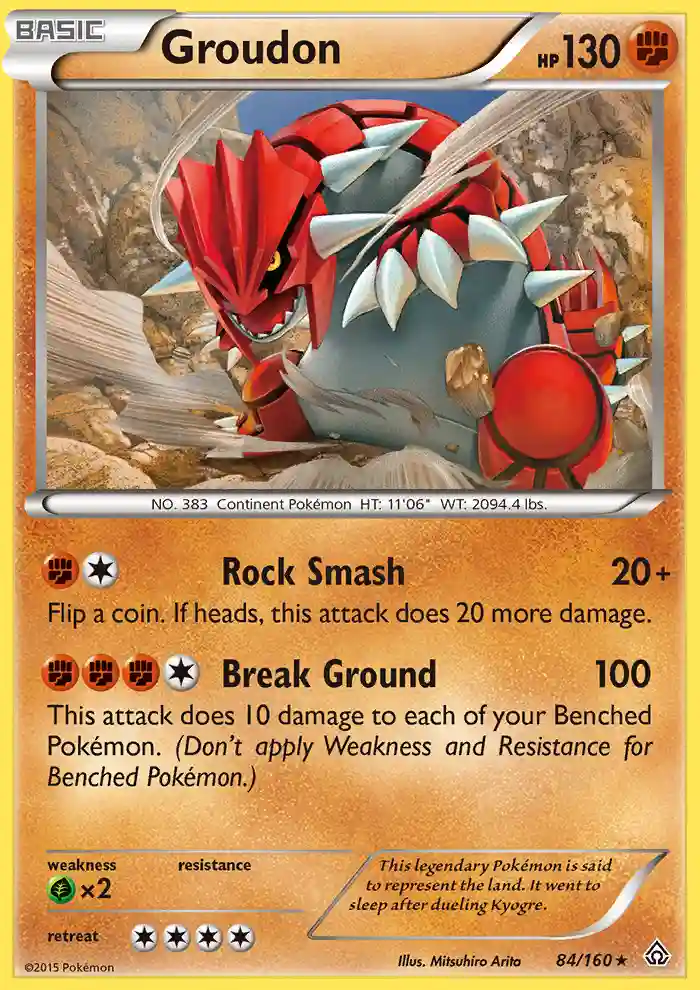 Groudon-Reverse Foil