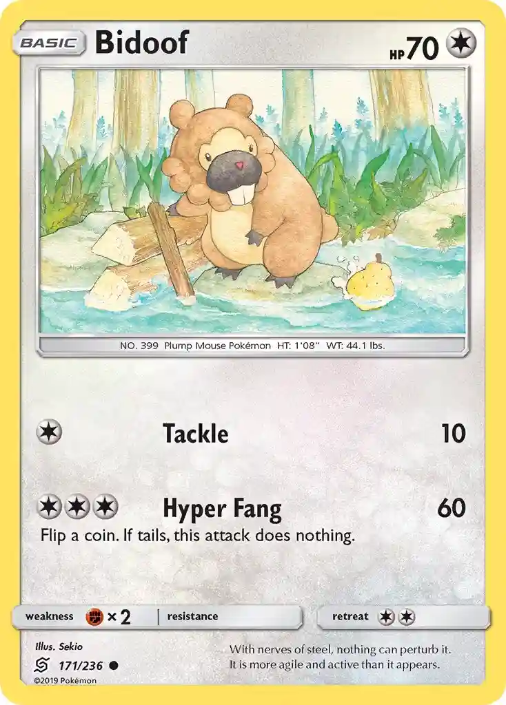 Bidoof-Reverse Foil