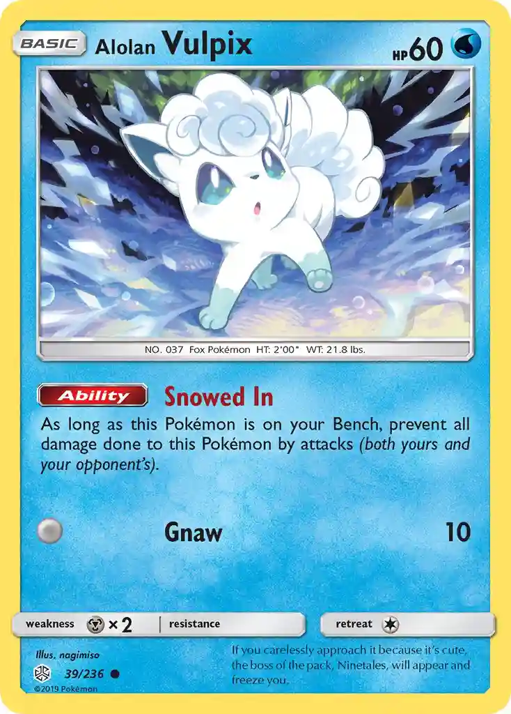 Alolan Vulpix-Reverse Foil