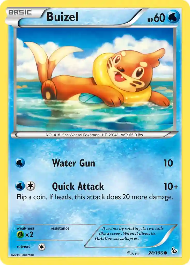 Buizel-Reverse Foil