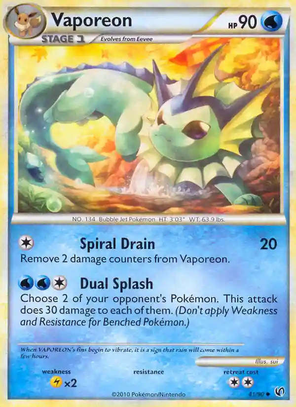 Vaporeon-Reverse Foil