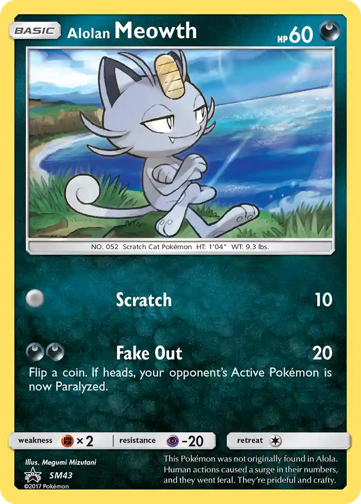 Alolan Meowth-Holo