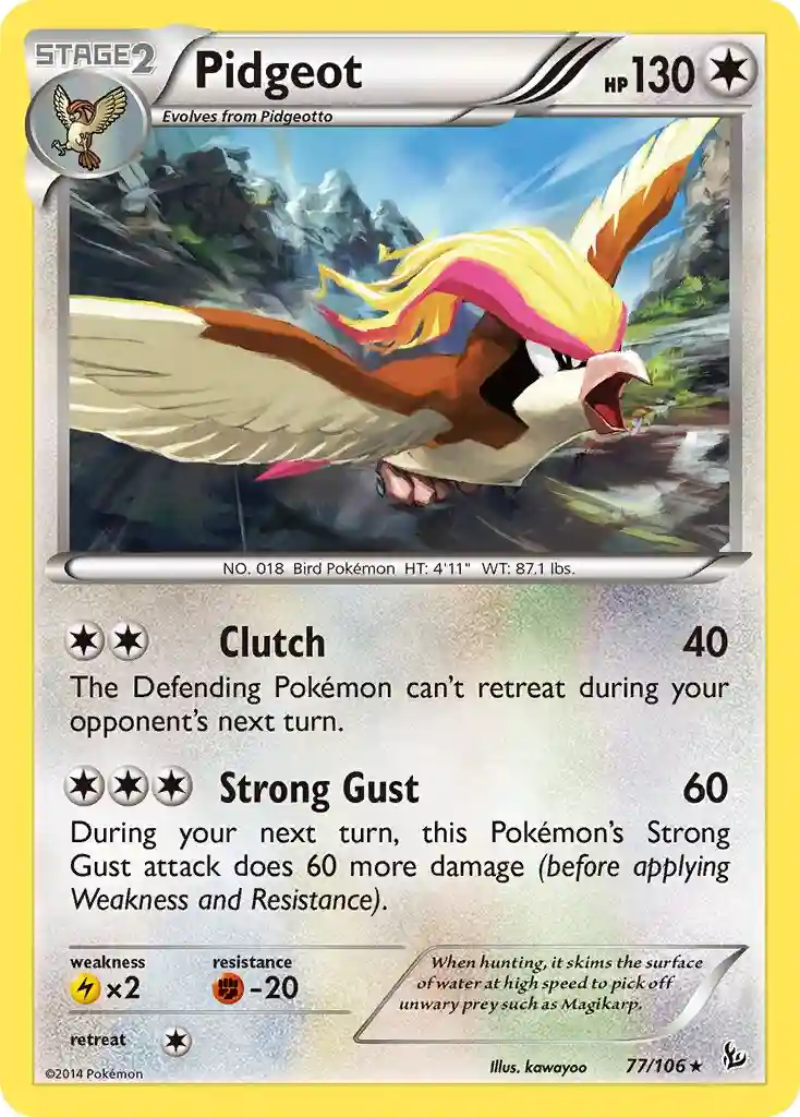 Pidgeot-Reverse Foil