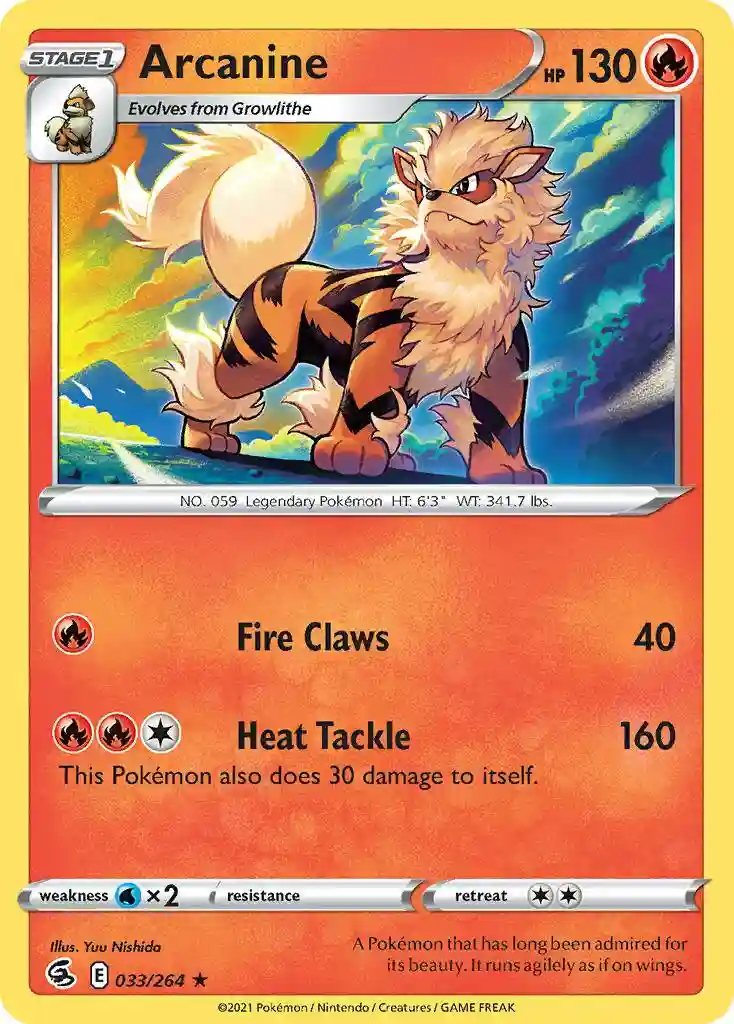 Arcanine-Reverse Foil