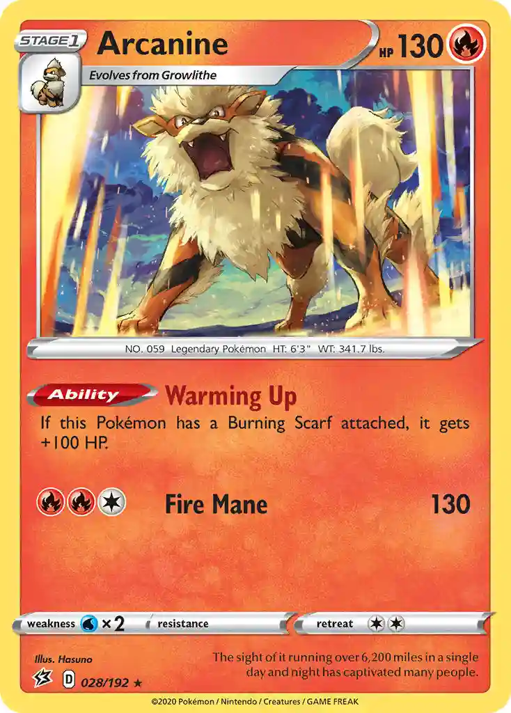 Arcanine-Reverse Foil