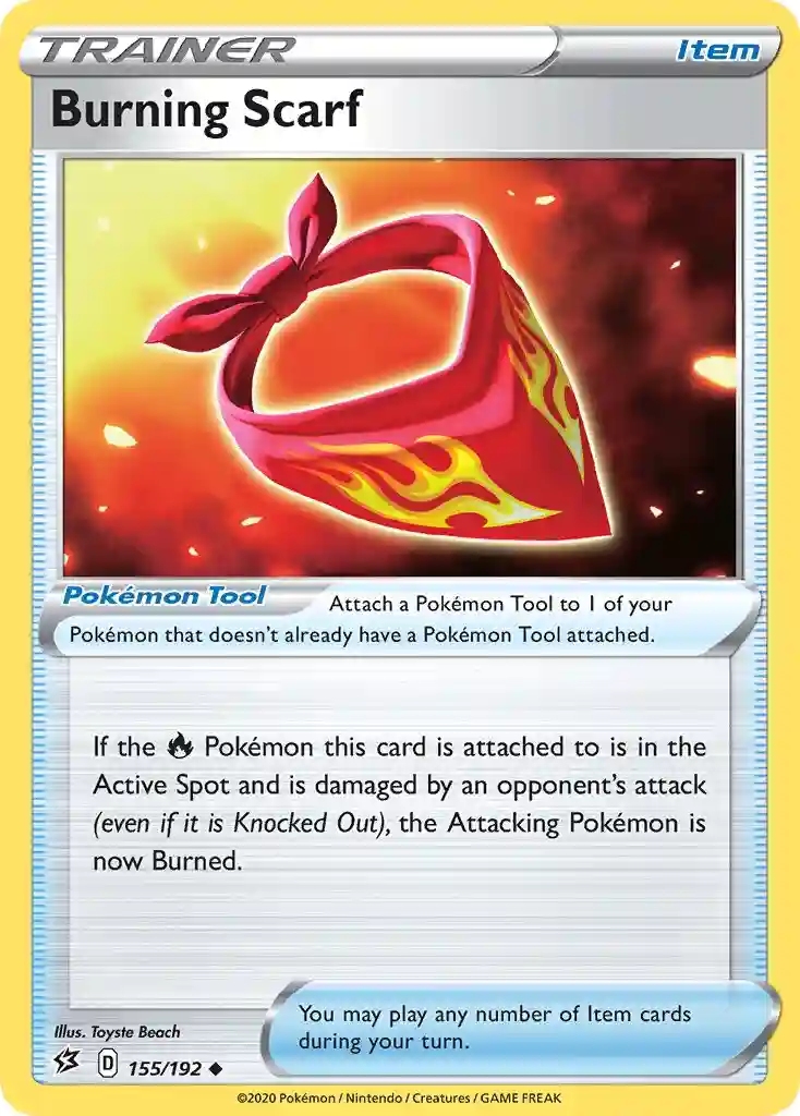 Burning Scarf-Reverse Foil