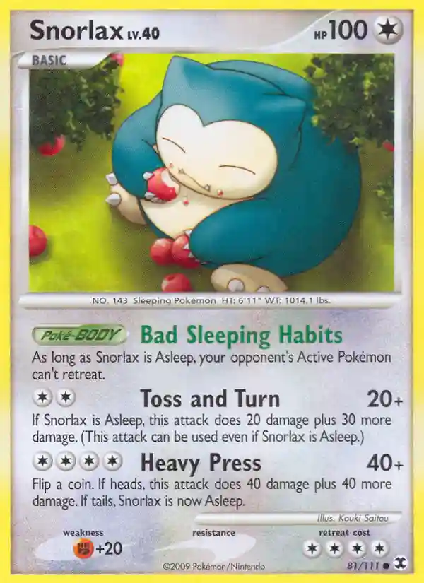 Snorlax-Reverse Foil
