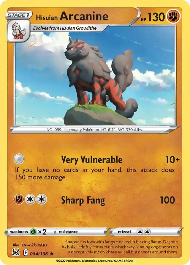 Hisuian Arcanine-Reverse Foil