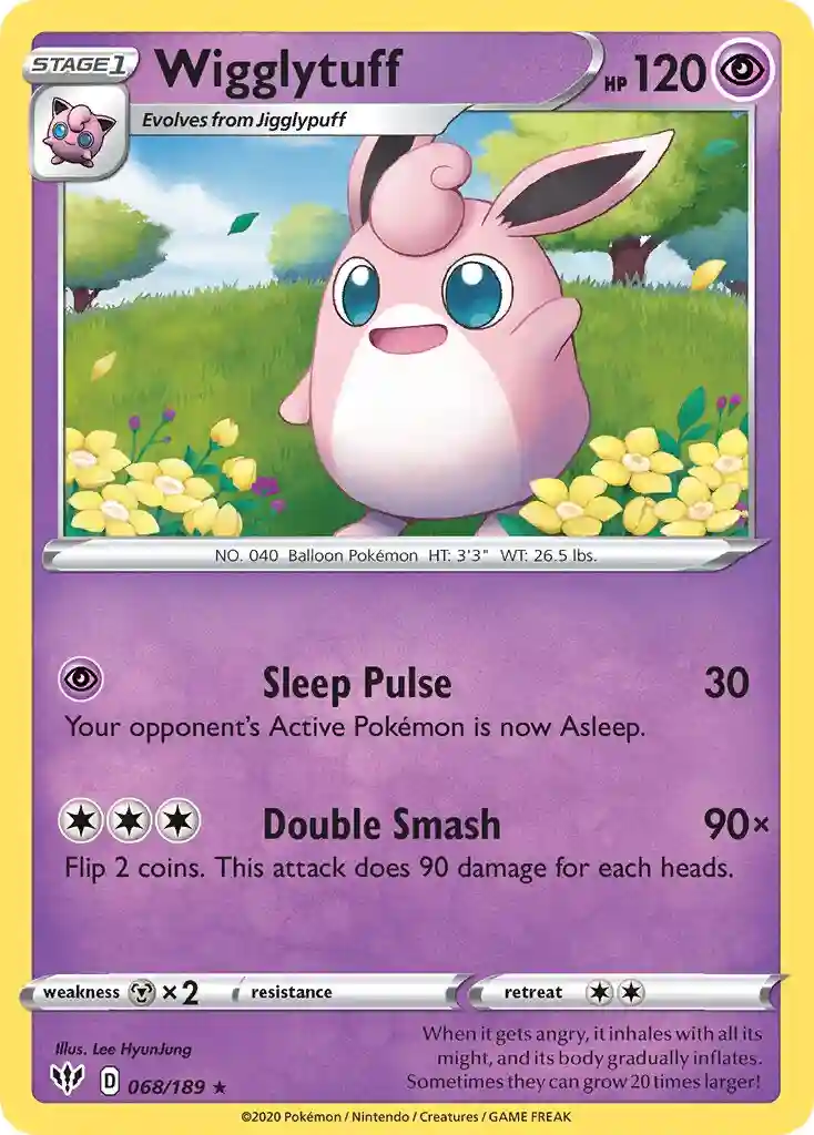 Wigglytuff-Reverse Foil