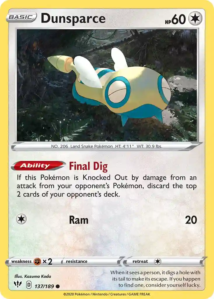 Dunsparce-Reverse Foil