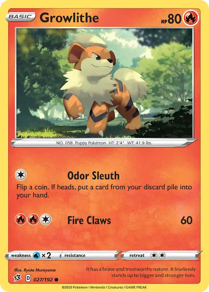 Growlithe-Reverse Foil
