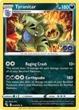 Tyranitar-Reverse Foil